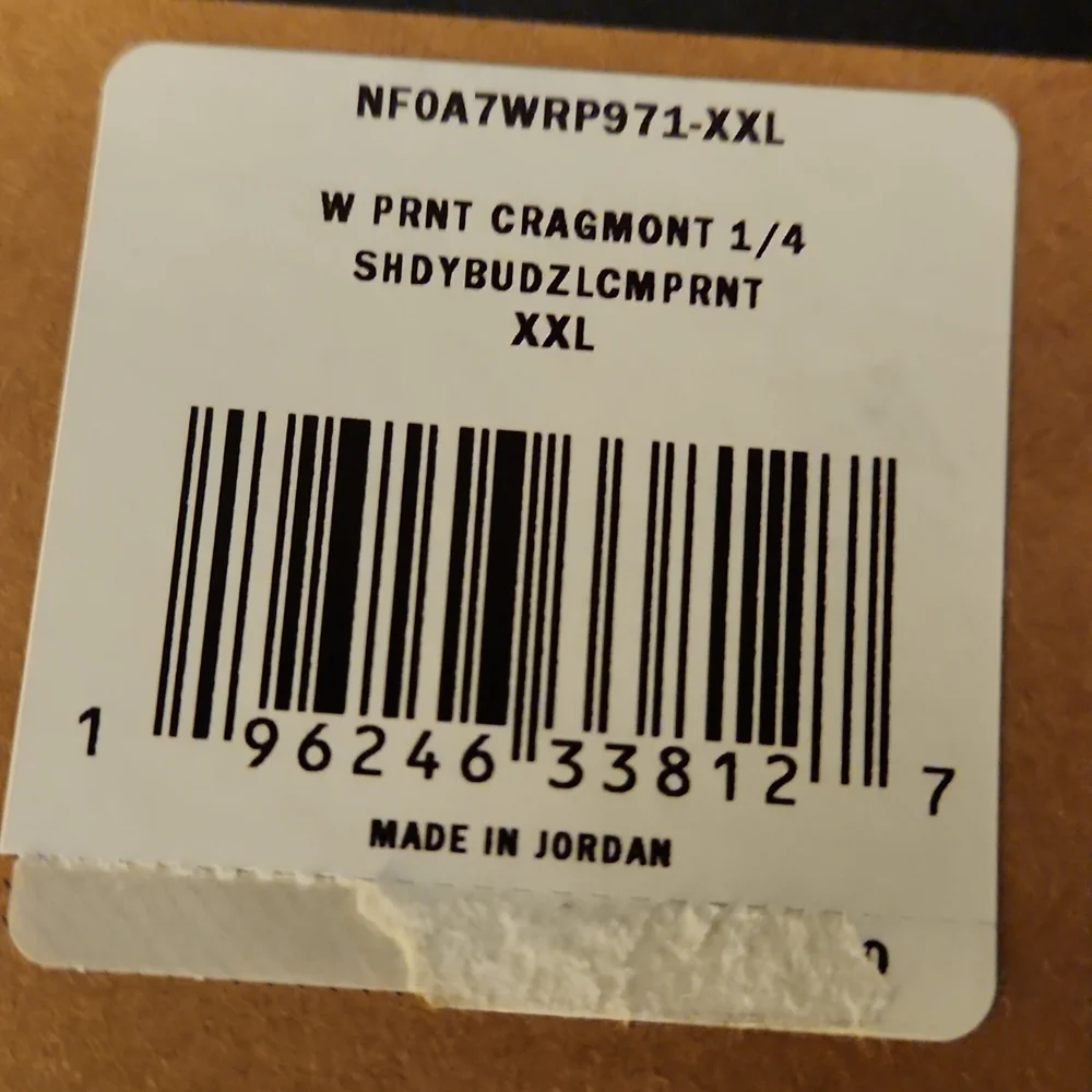 NORTH FACE Women's Cragmont Fleece 1/4 Snap Pullover XXL W-385 (45) - Picture 4 of 5